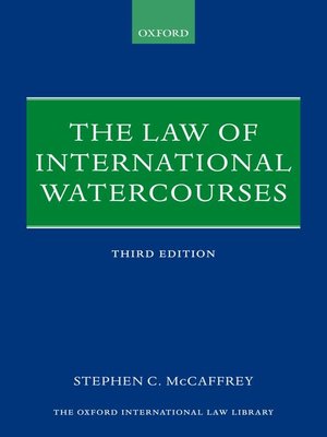 cover image of The Law of International Watercourses